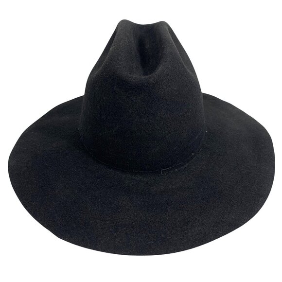 VTG Territorial Western Hat Spearfish SD - Black Rugged Rustic Western Hat - Picture 6 of 10